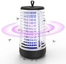 Bug Zapper Indoor, Mosquito Killer, Fly Zapper Outdoor, Electronic Mosquito Lamp, Fly Insect Trap for Home Bedroom Outdoor Camping, Mosquito Zapper with LED Light