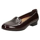 Clarks Keesha Luca Women’s Shoes in Black or Burgundy Patent BURGUNDY PATENT