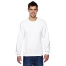 Fruit of the Loom SF72R Adult 7.2 oz. SofSpun Crewneck Sweatshirt in White size Large | Cotton/Polyester Blend
