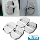 4x Car Interior Accessories Metal Car Door Lock Protective Cover Decor For Benz