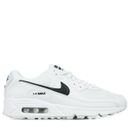 Chaussures Baskets Nike femme Air Max 90 Blanc Blanche Synthétique Lacets