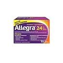 Allegra 24 Hour Allergy Medication, Non Drowsy, Fast and Effective Allergy Relief Medicine for Sneezing, Watery Eyes and Itchy Throat, Fexofenadine Hydrochloride 120 mg, 72 Tablets, Value Size