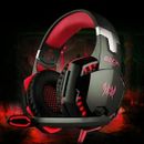 Gaming Headset Headphones With Microphone LED For PC Laptop PS4 PS5 Xbox One UK