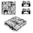 Vanknight Vinyl Decal Skin Stickers Cover Anime for PS4 Slim S Console Playstation 4 Controllers Anime Girl