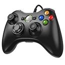 Etpark X-Box 360 Controller Wired, Gamepad Controller with Wired USB for Microsoft X-Box 360 & Slim Console and PC Windows XP/7/8/10, with Upgraded Joystick, Black