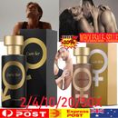2PC Aphrodisiac Golden Lure Her Pheromone Perfume Spray for Men to Attract Women