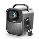 ETOE Seal Pro Android TV 11.0 Projector, 4K Supported Projector with Auto Focus, 1000 ANSI, Dolby Audio, 20W Speakers, Netflix, Prime Video, 5G Wi-Fi & Bluetooth, Compatible with iOS/Android/Windows