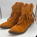 Miranda by Miranda Lambert Women's Light Brown Boots With Tassels Sz. 7.5M