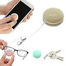 SWOPPLY Phone Screen Wipes, Phone Screen Cleaners Cellphone Cleaning Wipes Brush Decorative Bag Pendant for Lens Wipe Glasses with Portable Keychain Mobile Computer Electronic Devices Phone Screen