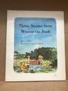 “Three Stories From Winnie-The-Pooh” by A.A.Milne~Scholastic~1966~very good