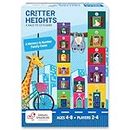 Chalk and Chuckles Critter Heights Board Game, Age 4-8 Years, Memory & Strategy Brain Games for Kids, Educational Toy, Card Game for Boys, Girls, Gifts for Ages 5, 6, 7, 8 and Up