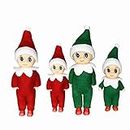 Christmas Mini Elf Baby Naughty Baby Elves Dolls Toy for Boys and Girls,Christmas Tradition Accessories Doll Shelf Baby Novelty Toys for Xmas Gift Advent Calendar Stocking Stuffers
