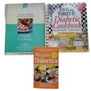 Diabetic Cookbook Lot of 3 Slow Cooker Crock Pot Classic Cooking Healthy Bundle