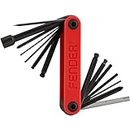 Fender Guitar/Bass Multi-Tool For Guitar and Bass, 14 Tools in1, Red