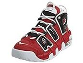 Nike Kids Air More Uptempo Retro Basketball Shoes Varsity Red-White-Black 6.5 M US Big Kid