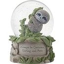 Precious Earth Sloth Musical Snow Globe