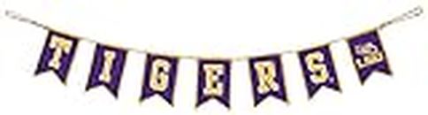 LSU Tailgate Banner by Hanna’s Handiworks – Lightweight Pre-Strung Fabric Decoration for Indoor or Outdoor – Represent your SEC College & Show Team Spirit with LSU Fan Décor