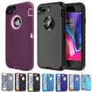 For iPhone 8 7 6s Plus SE 2020/2022 Case Heavy Duty Shockproof Rugged Hard Cover