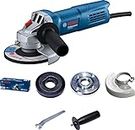 Bosch Professional GWS 800 Corded Electric Angle Grinder, M10, 800W, 100 mm Disc Dia, with Auxiliary Handle