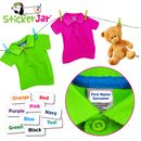 Stick On Name Labels for Clothes Clothing Stickers STICK-A-TAG® ST01