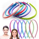 12pk Fabric Alice Bands Durable Hair Headbands Hairband For Girls Women Ladies