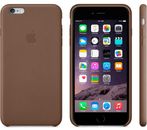Original Apple iPhone 6 Plus / 6S Plus Leather Case MGQR2ZM/A Olive Brown in OVP