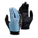 G-Form Sorata Mountain Bike Gloves - Motorcycle & Cycling Gloves for Men & Women - Electric Blue/Black, Adult Small