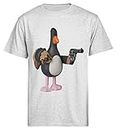 Feathers McGraw Graues Kurzarm-T-Shirt Herren T-Shirt