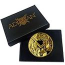 Adiman Monero XMR Cryptocoin 1 Oz Heavy 24Kt Gold Plated with Luxury Box Real Physical Metal Coin Blockchain Bitcoin