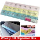 Day Weekly Pill Box Medicine Tablet Organizer Dispenser Container Large Case Box