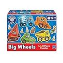 Orchard Toys Big Wheels Jigsaw Puzzle, A Collection of 4 puzzles featuring 4 and 8 pieces ideal for Little Hands, Perfect for Age 3+