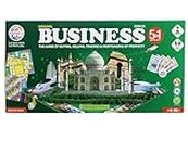 BKDT Marketing Business India Board Game 5 in 1 Board Game with Other Games Like Ludo, Snakes Ladder, Car Rally & Cricket (Senior Business with Notes)