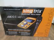 Sistema de karaoke Singtrix Party Bundle usado una vez, ¡viene con todo!