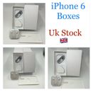 Apple white iPhone 6, 6 Plus BOX Only with Accessories Plug, Cable, Headphones