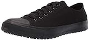 Shoes for Crews Men's Delray Sneaker, Black, 10.5