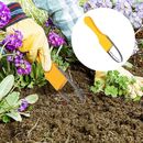 Strumento manuale per prato cortile anello erbaccia verdura casa giardino manico lungo plastica