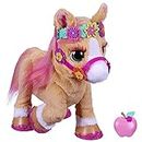 FURREAL Friends Cinnamon, My Stylin’ Pony Interactive Toy; 14-Inch Electronic Pet, 80+ Sounds and Reactions; 26 Styling Accessories; Ages 4 and Up