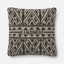 Geometric Throw Pillow Polyester in White/Brown ED Ellen DeGeneres Crafted by Loloi | 22 H x 22 W in | Wayfair P078P4078BRBEPIL3