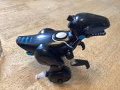 Wowwee Miposaur Robotic Dinosaur Electronic Toy Robot Black Blue T Rex
