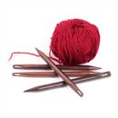 Telares de madera hechos a mano y suministros de costura agujas tapiz de palo de rosa