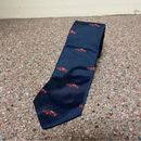 J. Crew Accessories | J. Crew Men’s Neck Tie Blue Classic Cars 100% Silk Made In Usa Automobile Skinny | Color: Blue | Size: Os
