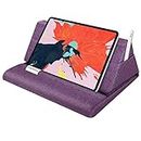 MoKo Tablet Pillow Stand, Soft Bed Pillow Holder, Fits up to 11" Pad, Fit with iPad 10th,iPad Pro 11 2022, New iPad Air 4/3, iPad Pro 11/10.5/9.7, Mini 5 4, Galaxy Tab S9/S9+,Purple