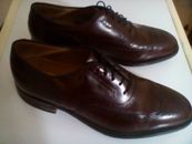 Men's brown Johnston Murphy lace up shoes Size 10 D width