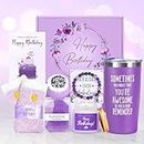 Purple Birthday Gifts for Women Happy Birthday Box for Woman Birthday Gifts Ideas Birthday Presents for Women Unique Birthday Gift Set Birthday Gift Basket for Her Mom Sister Wife Best Friend Female