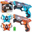 VATOS Infrared Laser Tag Gun Set with Vests - 2 Pack for Kids & Adults Indoor Outdoor Game,Group Activity Fun Toy Laser Tag Blaster Gift for Boys Girls Ages 6+