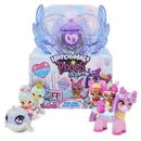 Hatchimals Hatchimals Pixies Riders, Shimmer Babies Pixie Baby Twins with Glider and 4 Accessories