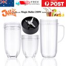 Replacement Cup Mug Cross Blade Fit for 250W Magic Bullet Blender Juicers Mixer