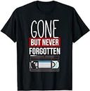 Never Forget VHS Video Cassette Tape Collector T-Shirt ds3823 T-Shirt (M)