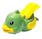 SUPER TOY 1 Pc Crawling Duck Press and Go Toy Action Figure Animal Playset for Kids Boys & Girls Birthday Gift