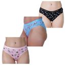 Women Cotton Soft Hipster Panty for Regular Uses Made of Grip Fit Printed Panty